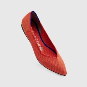 EEUC Rothy's The Original Point in Persimmon, size 10, Retired Style and Color!